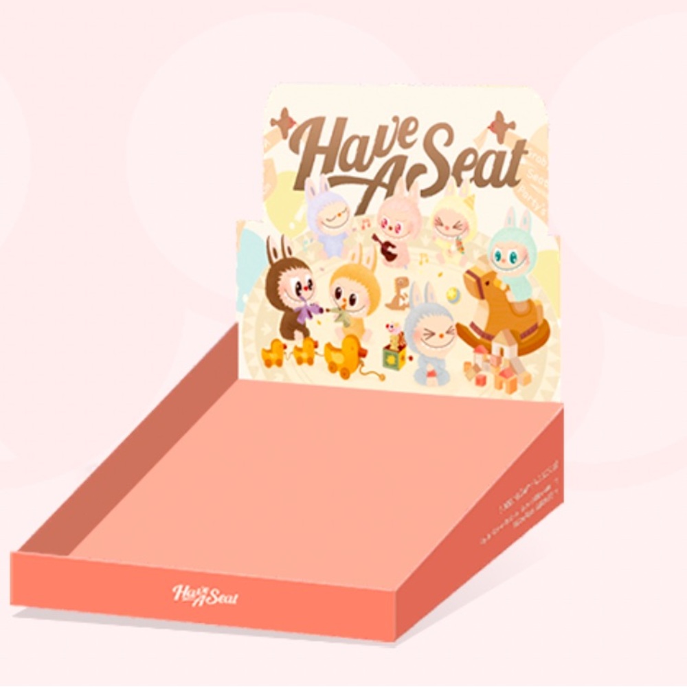 Have A Seat sealed Display Box with Labubu!